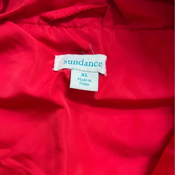 ✂️Sundance Dandelion Three Stripe Hooded Insulated Puffer Vest - Picture 5 of 11
